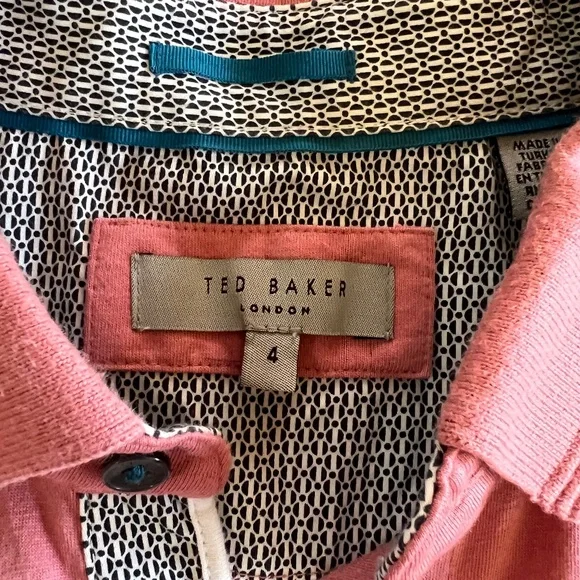 Ted Baker London Men's Derry Slim Fit Polo Shirt 4 or L - Picture 6 of 9